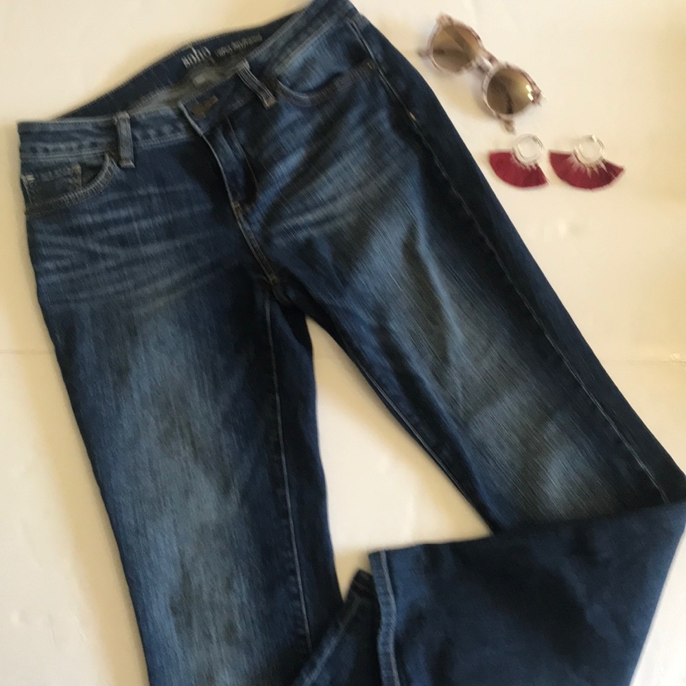Soho New York&Co Curvyboy friend Jeans size 2